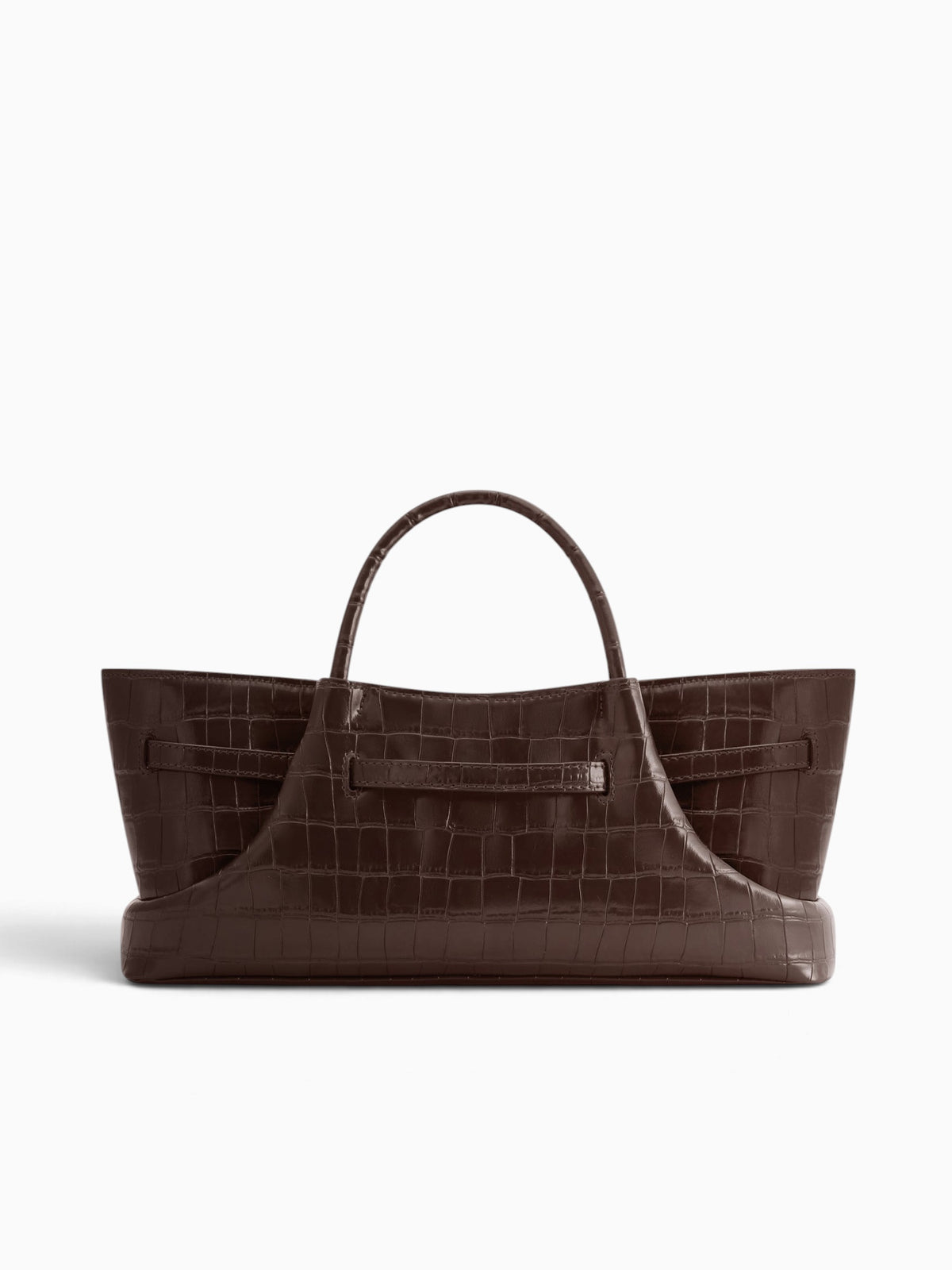 Maeve Top Handle Brown Croc Brown