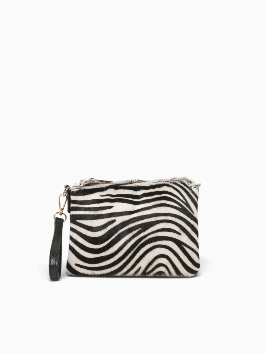 Elvira Crossbody Zebra Black White