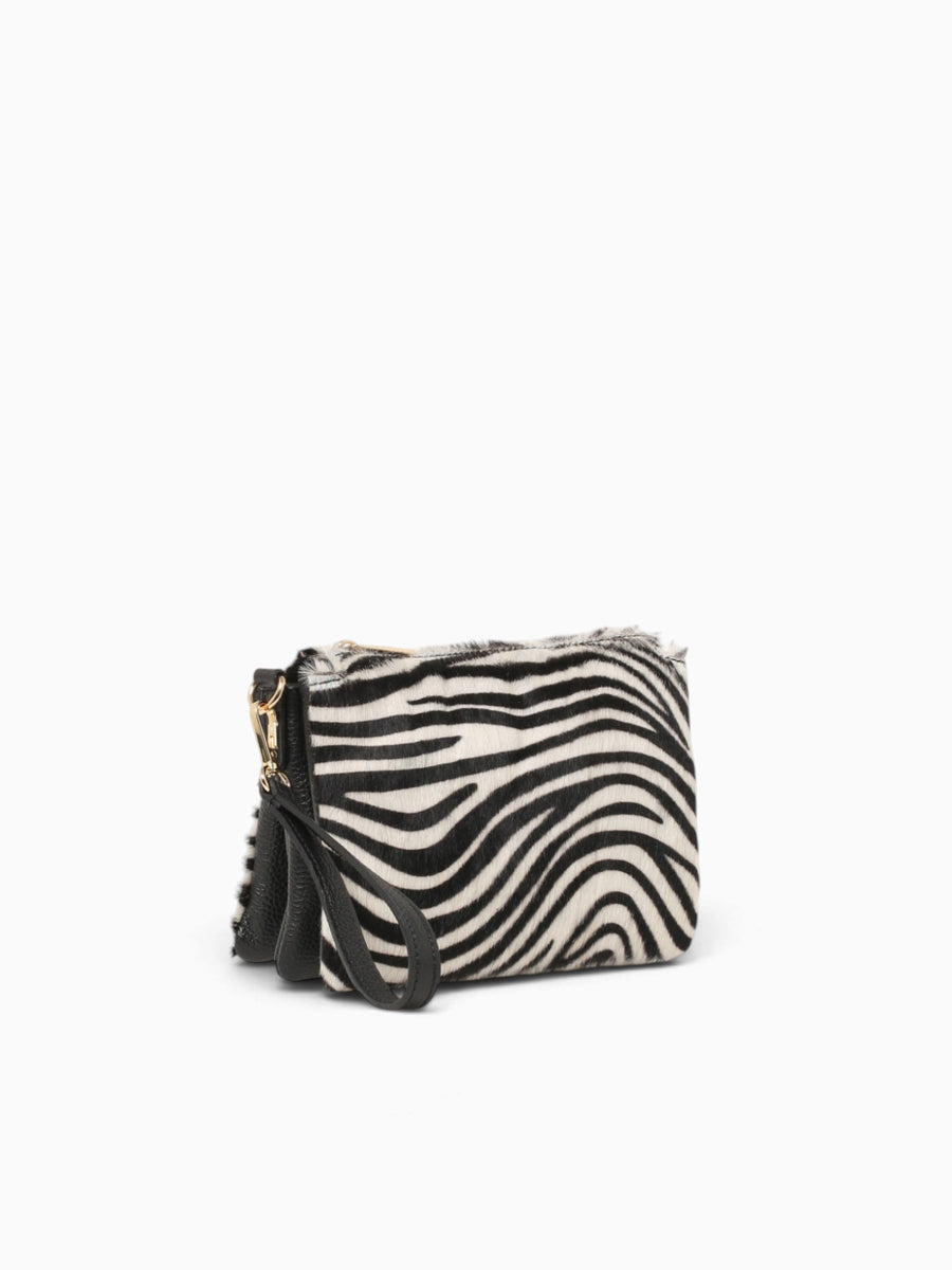 Elvira Crossbody Zebra Black White