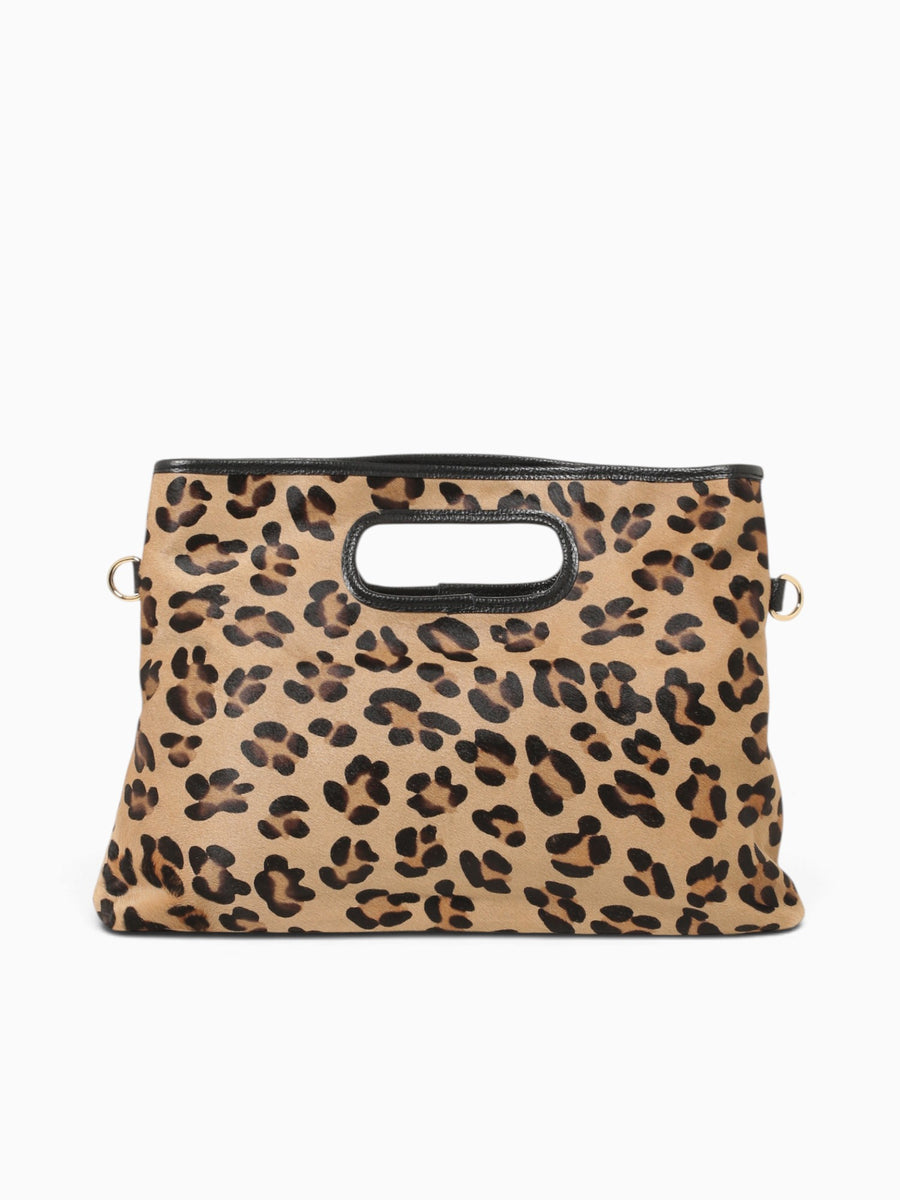 Zena Top Handle Leopard Brown Multi
