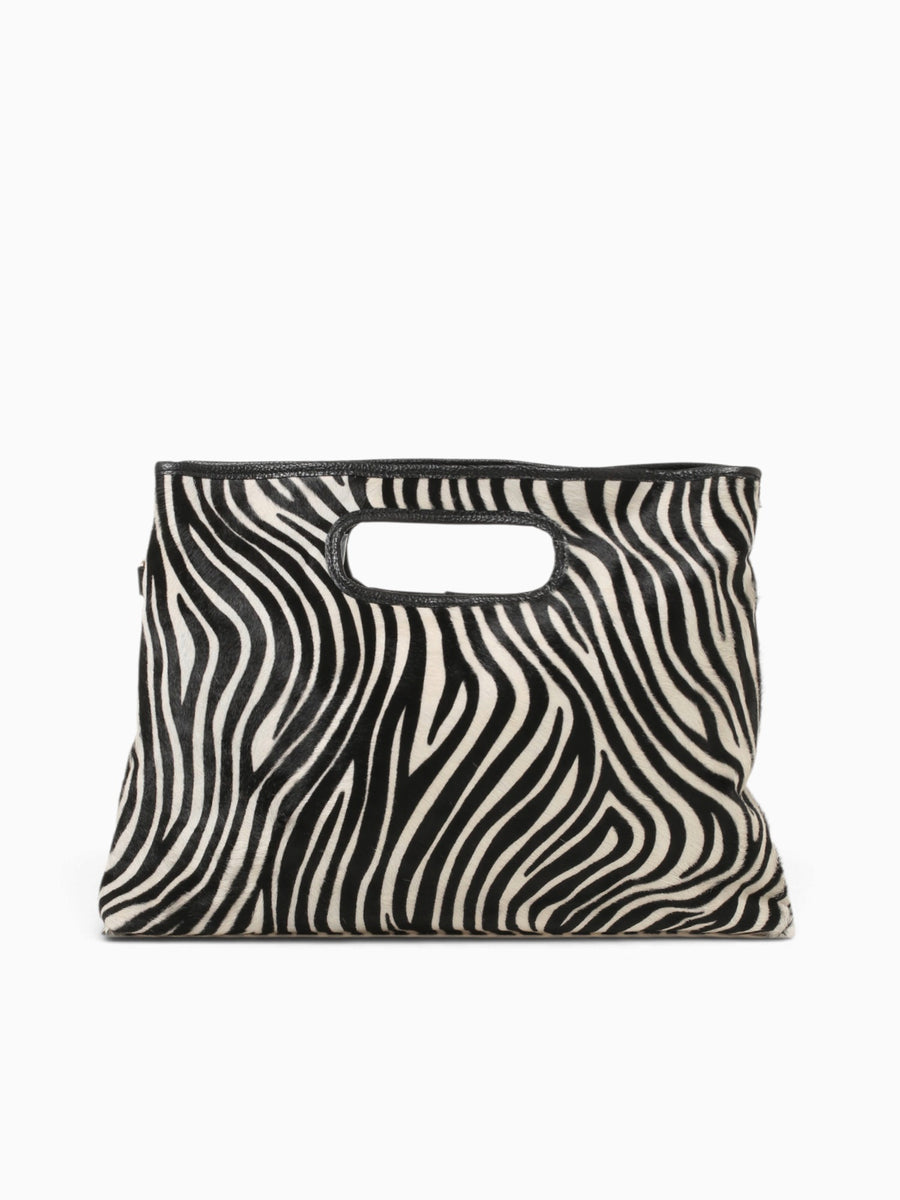 Zena Top Handle Zebra Black White