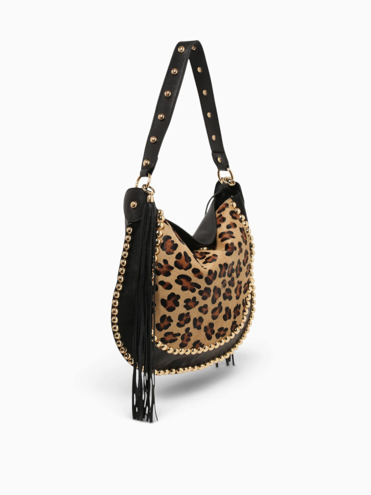 Elouise Shoulder Bag Leopard Black