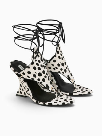 Rampage Dalmation Pony Black White / 36 / M