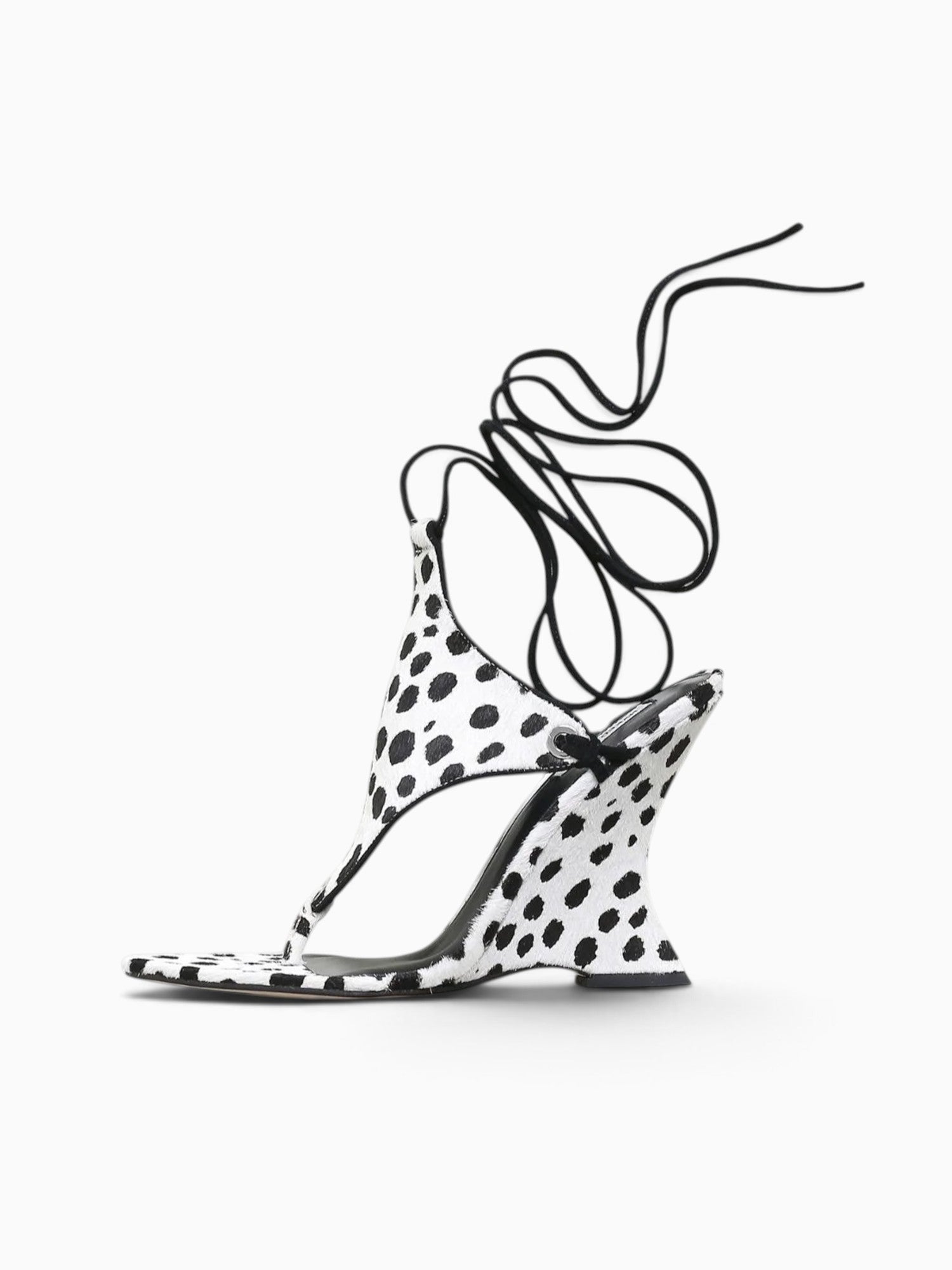 Rampage Dalmation Pony Black White / 36 / M