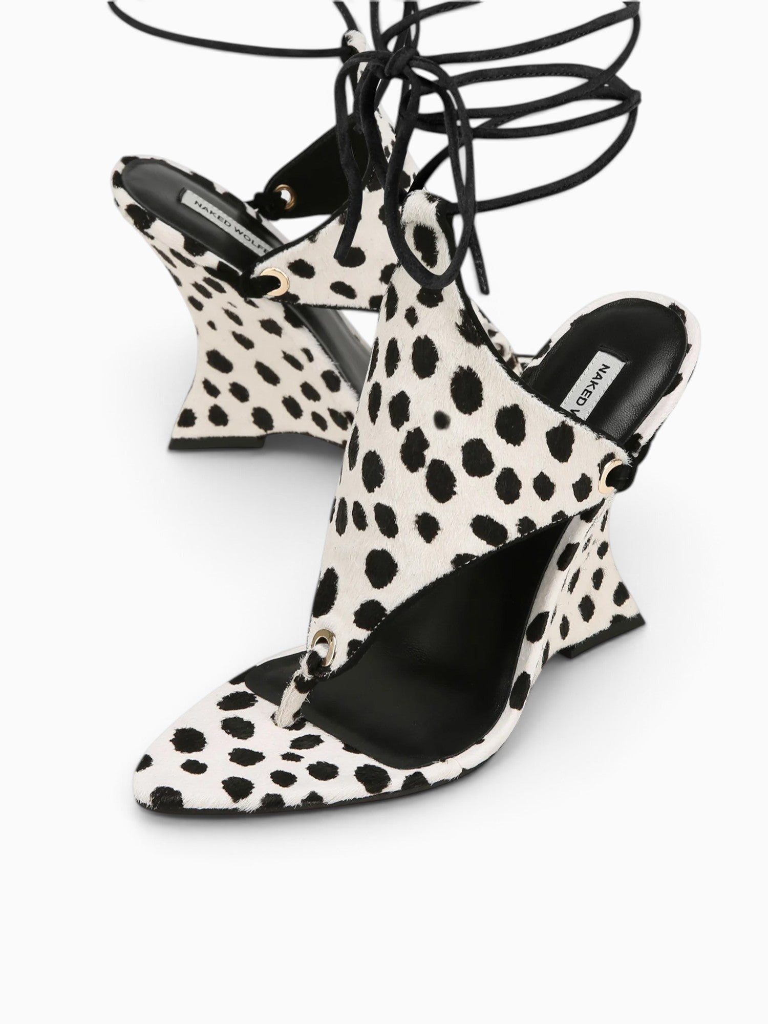 Rampage Dalmation Pony Black White / 36 / M