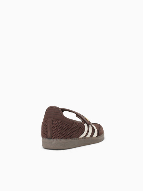 Samba Jane W Brown Off wht textile Brown / 4 / M