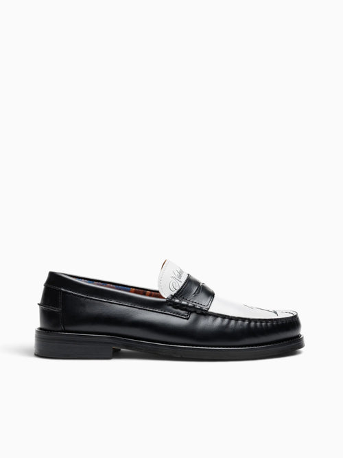 Riviera Cowboy Black White leather Black / 41 / M