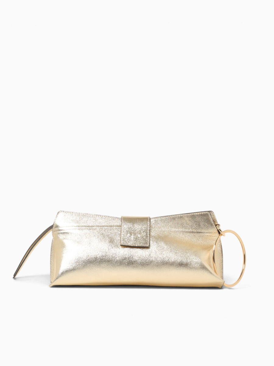 Rubby Ring Clutch Gold Gold