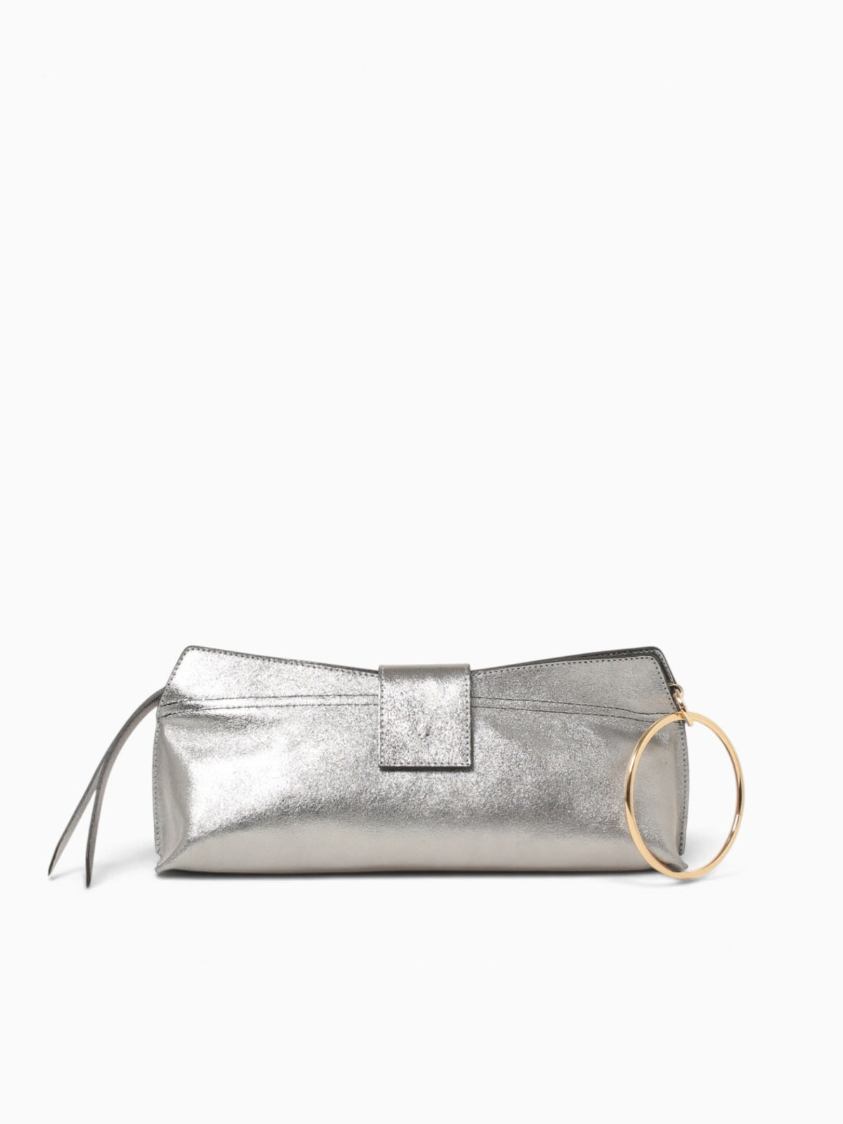 Rubby Ring Clutch Silver Silver