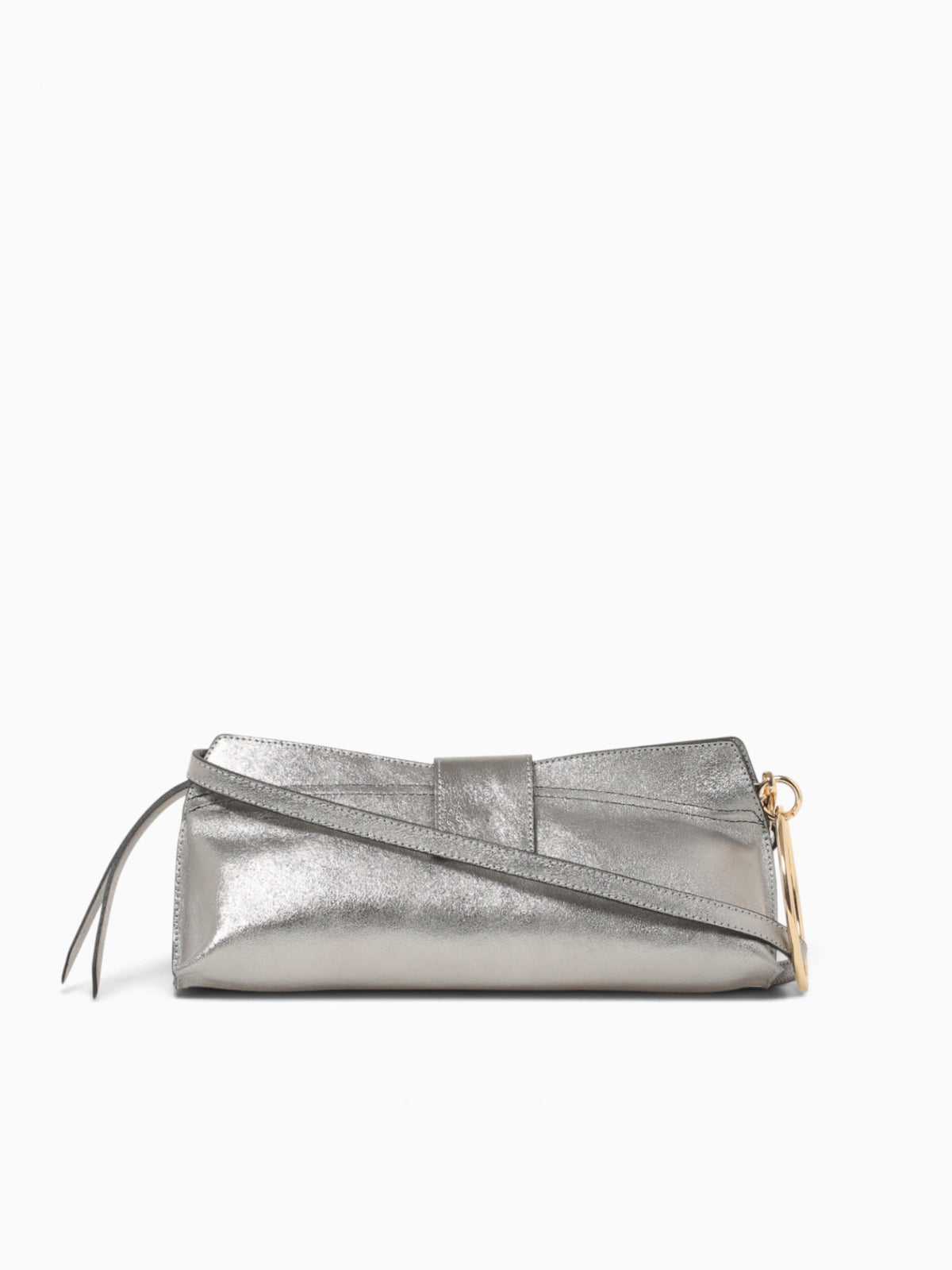 Rubby Ring Clutch Silver Silver
