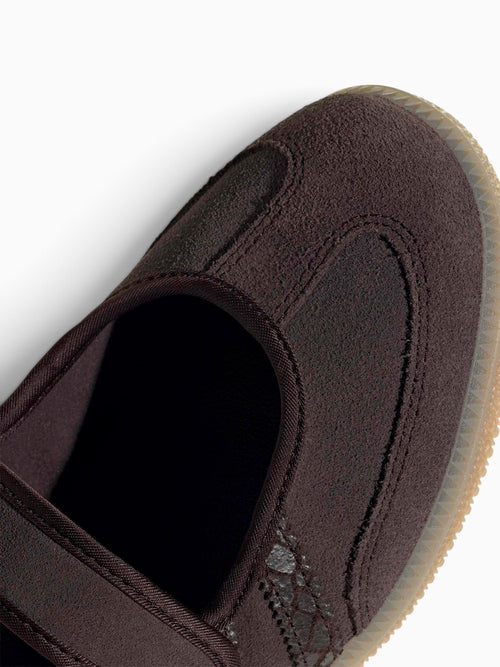 Samba Jane Aurora Coffee Suede Hair Brown / 5 / M