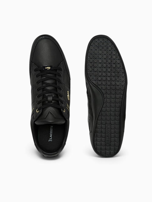Chaymon Blk Gold leather Black / 8 / M