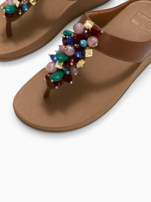 Fino Beadcluster Terracota Tan leather Tan / 5 / M
