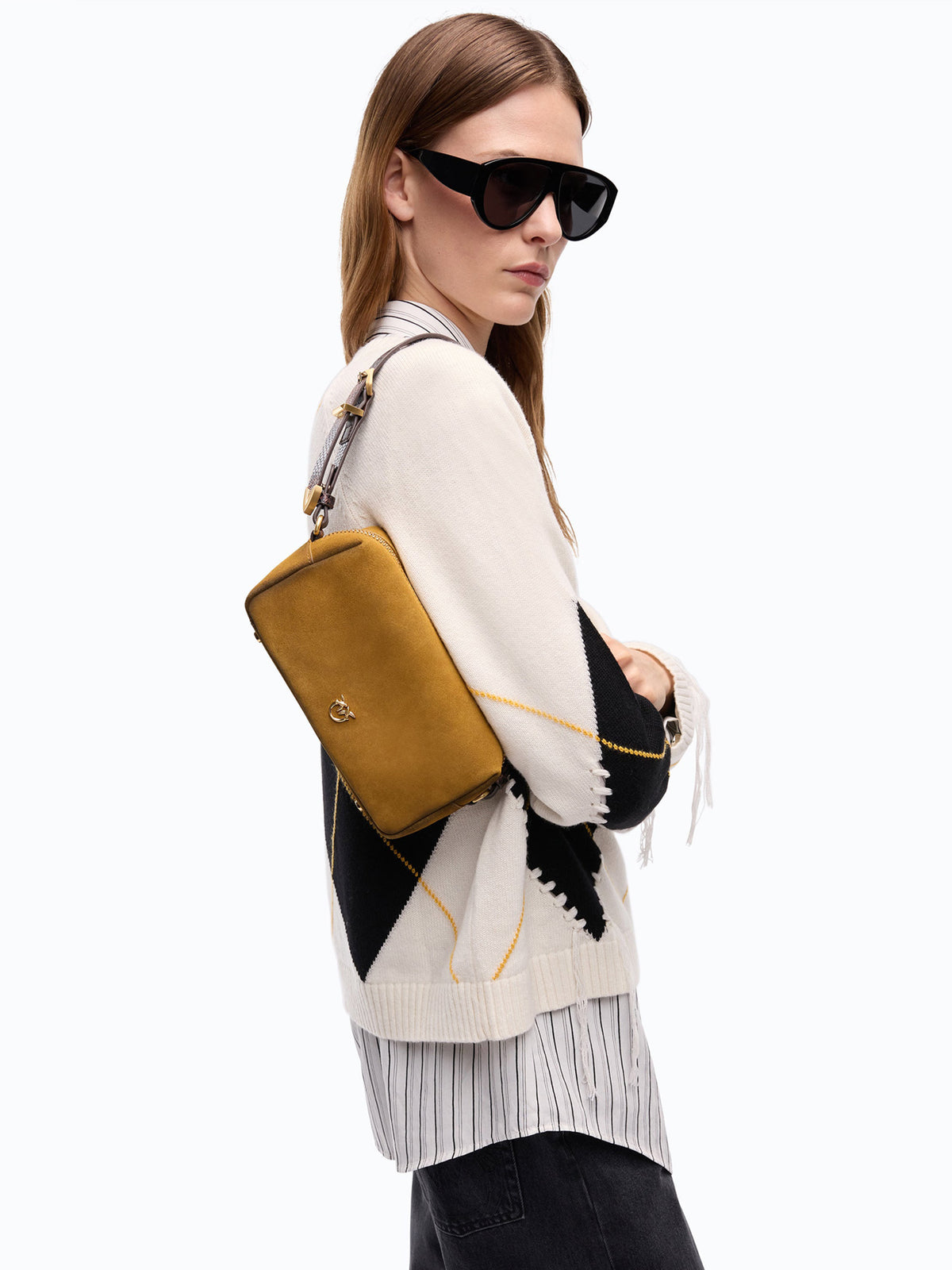Bauletto Shoulder Bag A3db Mr2j marrone Tan