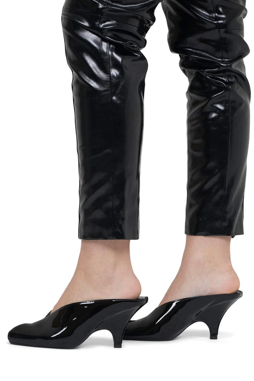 Parler Black Patent Leather