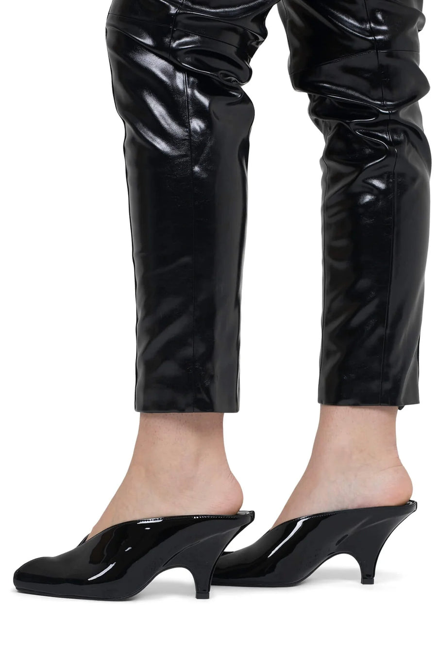 Parler Black Patent Leather