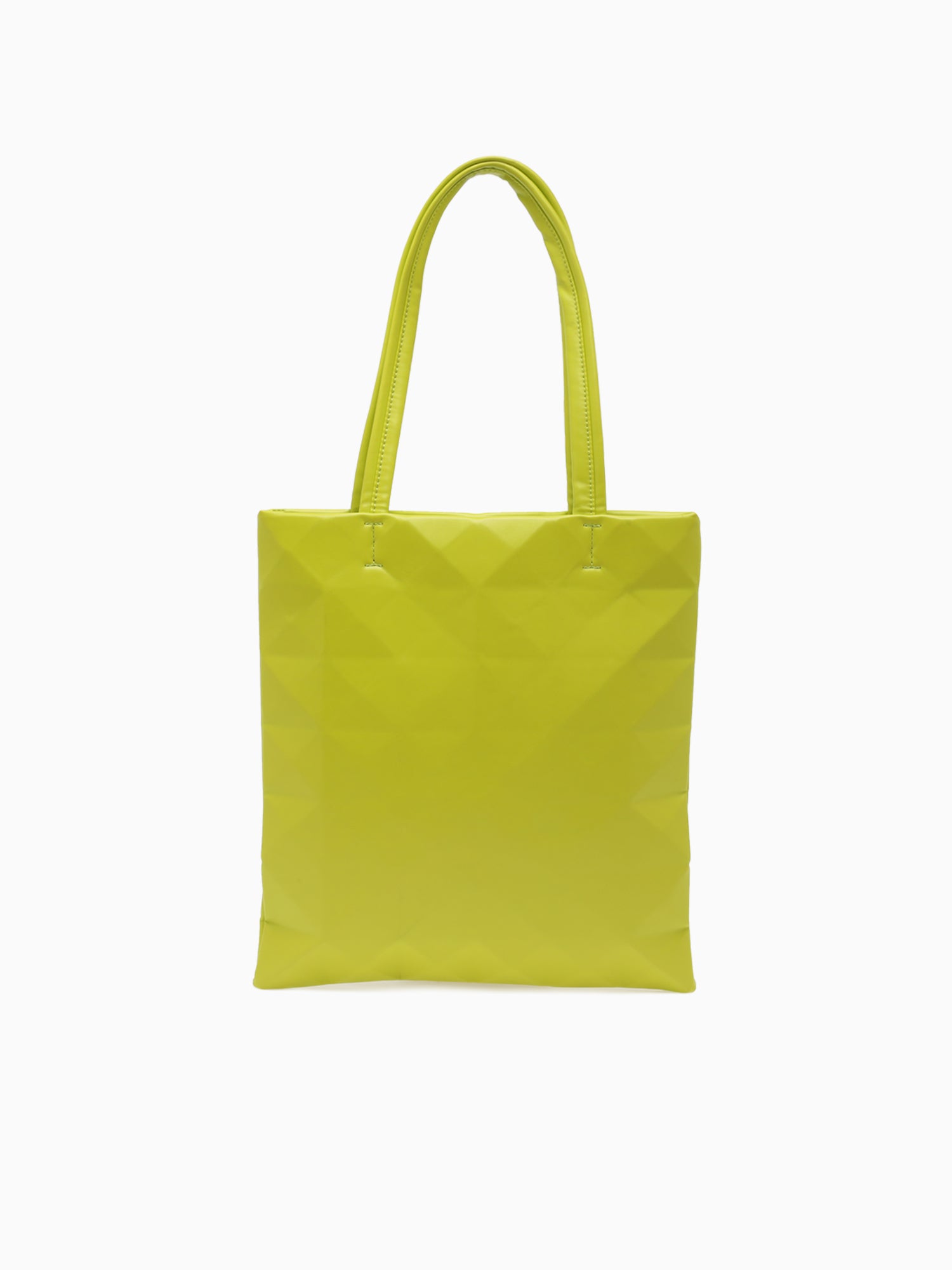 6565 Geometric Shopper Neon Bright Green