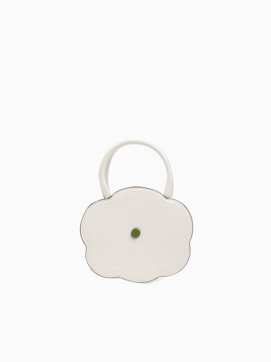 1204 Flower Mini Bag White White