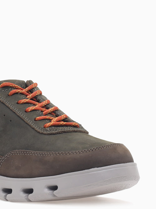 Nature X One Dk Olive Leather Dark Green / 7 / M
