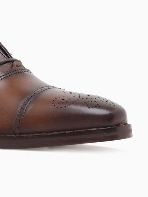 Danridge Cap Toe Tan Leather Tan / 7 / M