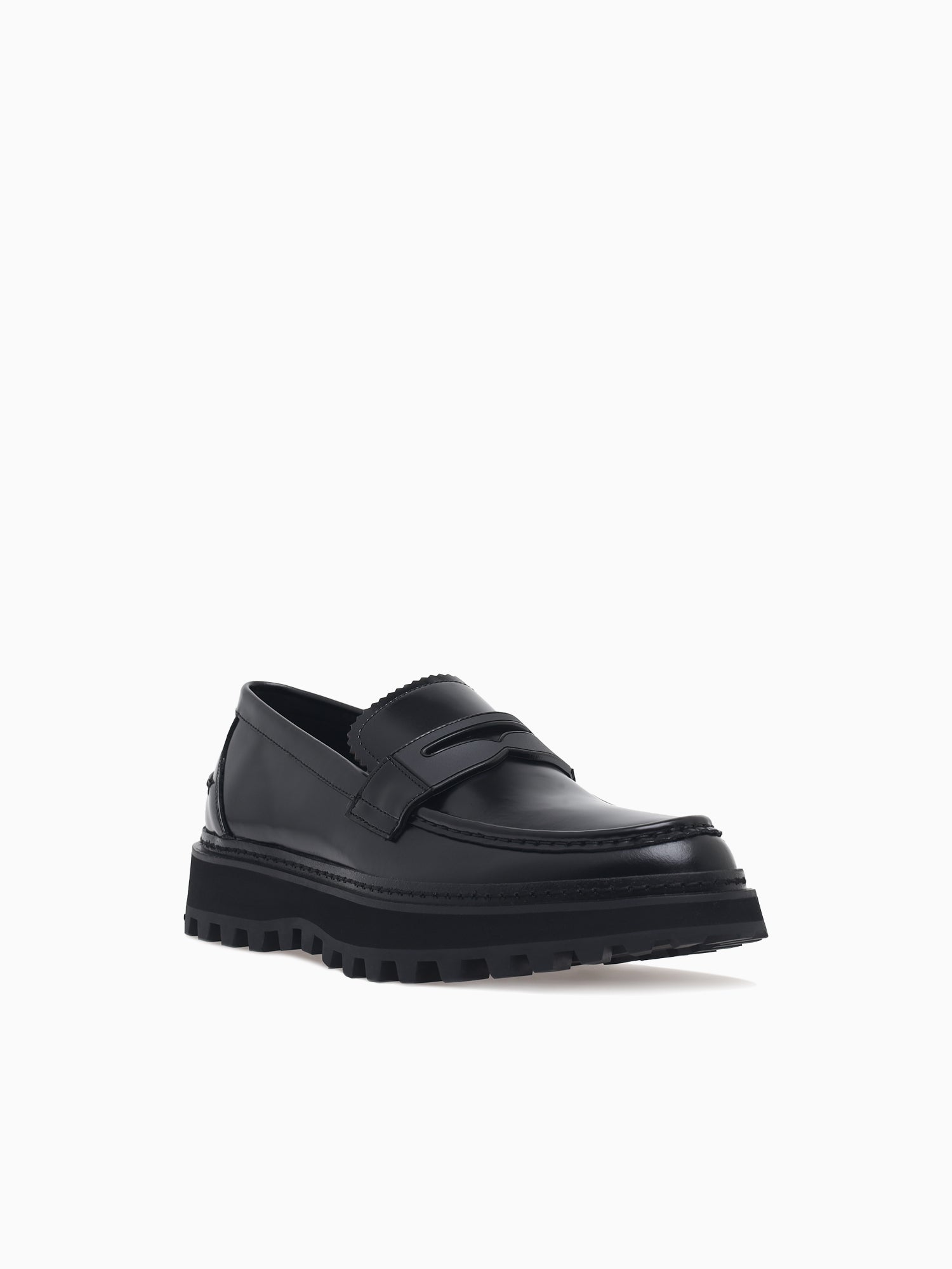 Mark Black Calf Leather Black / 7 / M