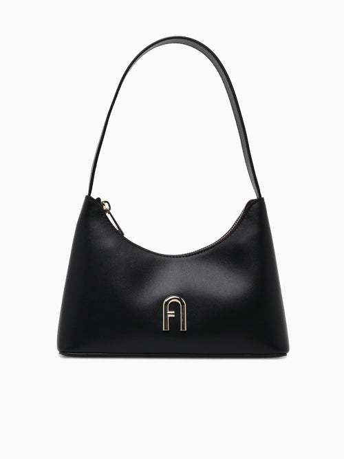 Furla Diamante Mini Shoulder Bag Nero Black