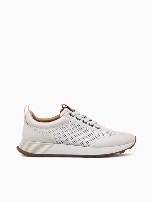 Kinnon Perfed Jogger White Full Grain White / 7 / M