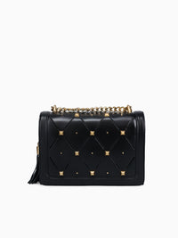 Roma Shine Shoulder Bag Black