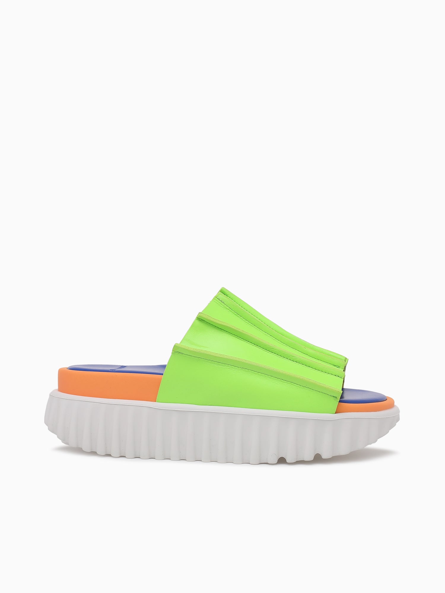 Waffo Pleat Neon Green Green / 36 / M