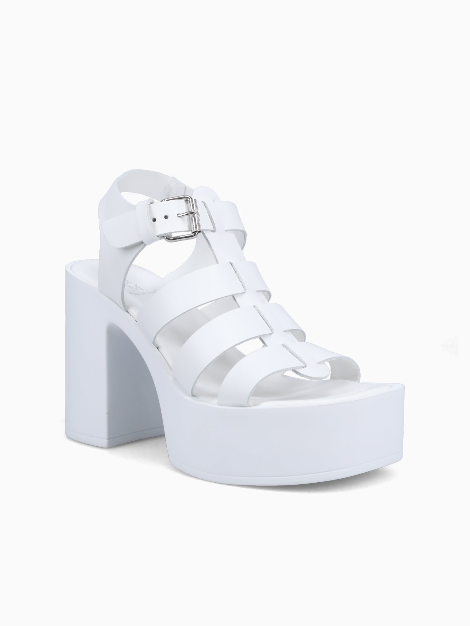 421 Bianco Leather White / 36 / M