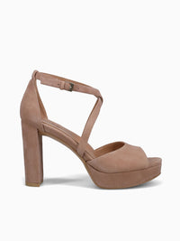 Melody Taupe Suede Leather Taupe / 5 / M