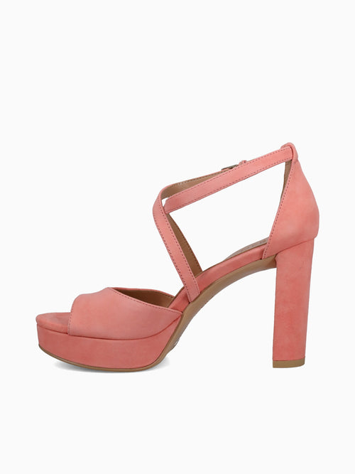 Melody Coral Suede Leather Pink / 5 / M