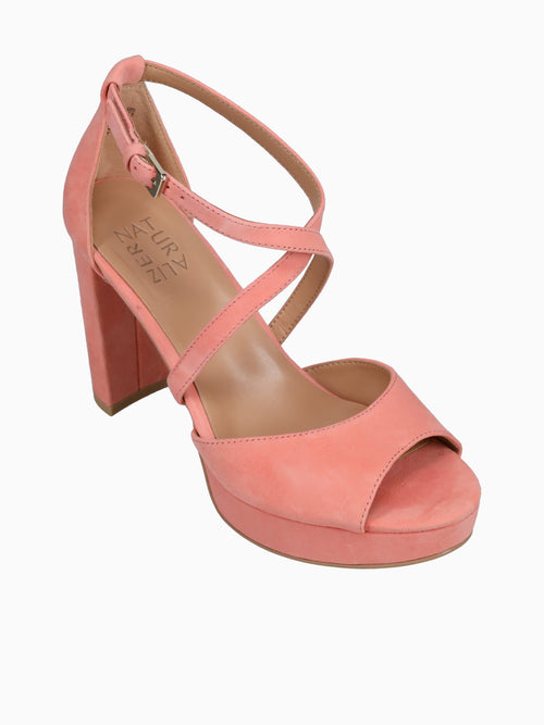 Melody Coral Suede Leather Pink / 5 / M