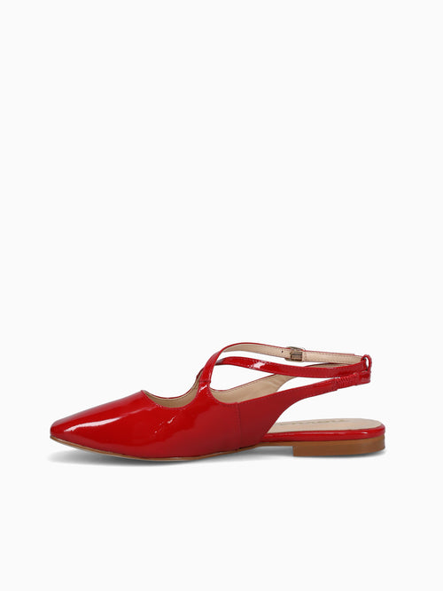 Bruna Red Patent Leather Red / 5 / M