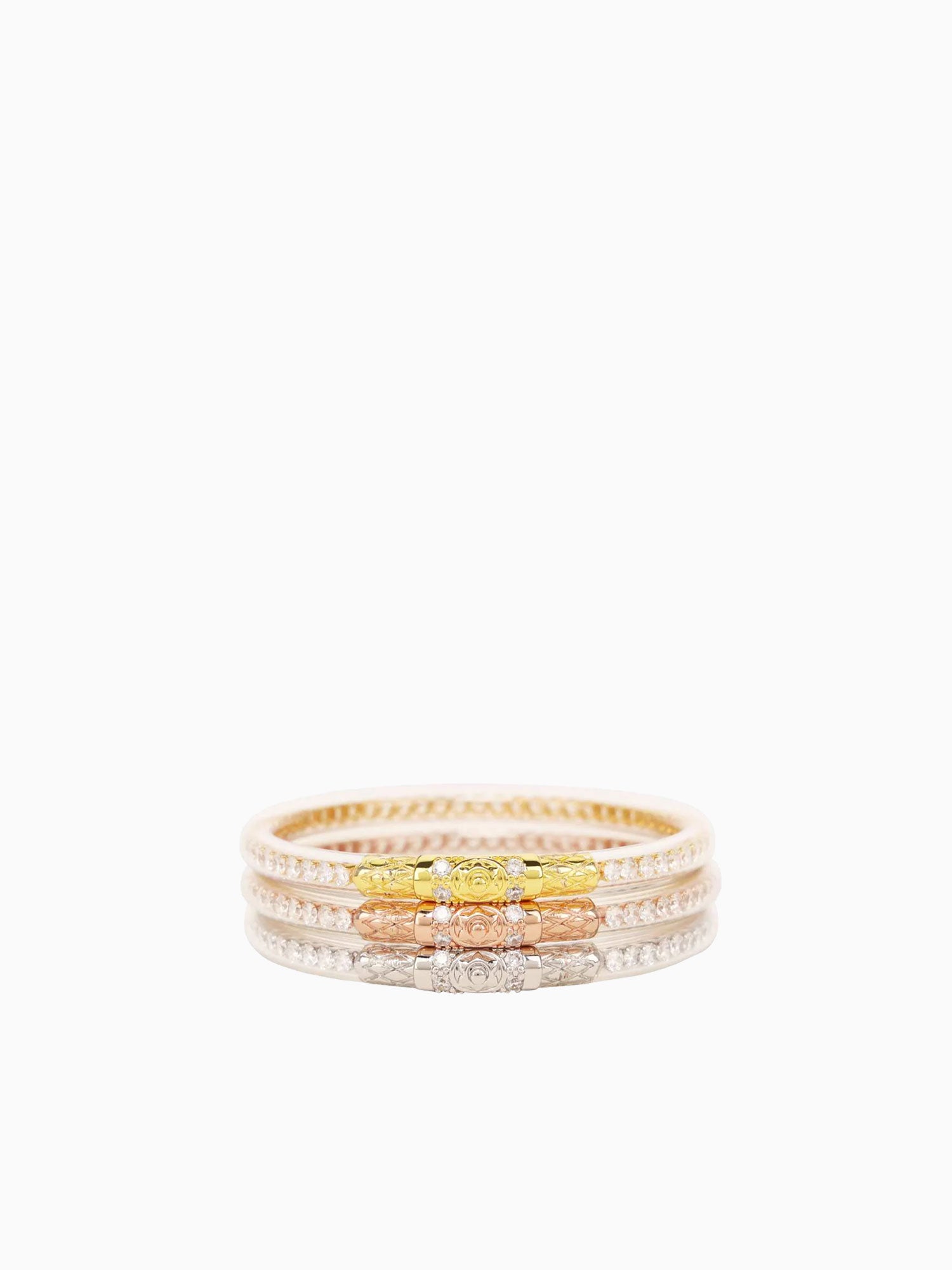 Three Queens All Weather Bangles (AWB) - Clear Crystal