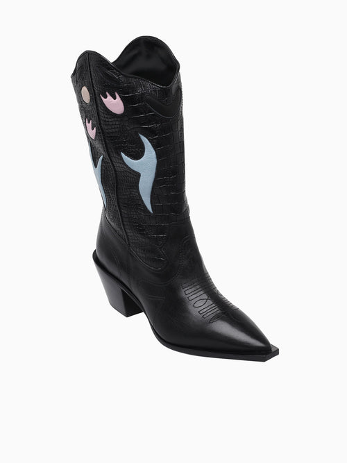 Montereal Preto Calf Black / 5 / M
