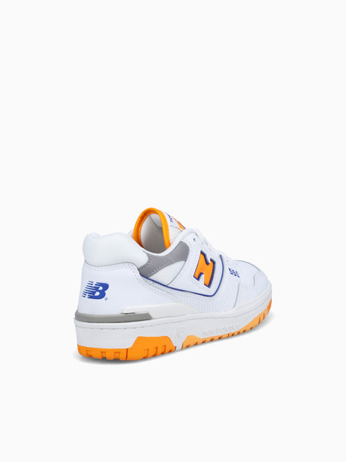 550 White Orange leather Orange / 4 / M