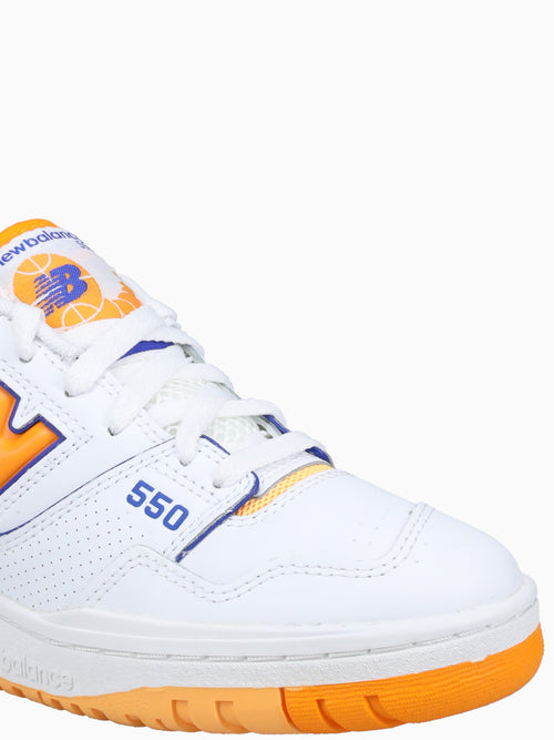 550 White Orange leather Orange / 4 / M