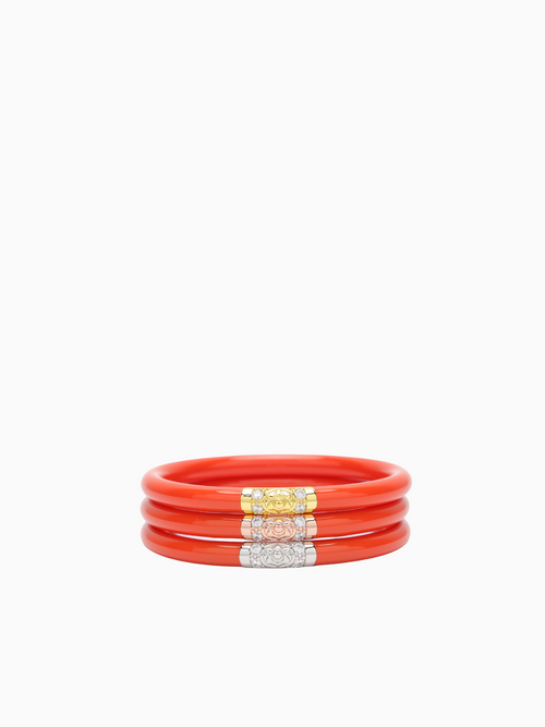 Three Kings All Weather Bangles (AWB) - Coral